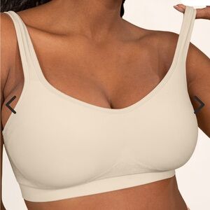 TRUEKIND Daily‎ Comfort Wireless Shaper BRA Size XL NWT in Chai